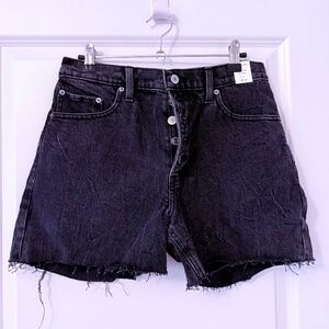 Abercrombie & Fitch Black Jean Shorts